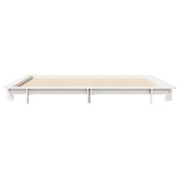Berkfield Home Bed Frame without Mattress White 180x200 cm Super King Solid Wood Pine - thumbnail 4