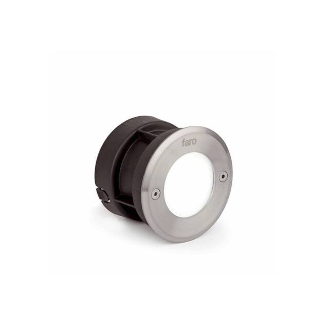 Netlighting LED Round Recessed Outdoor Ground Light Matt Nickel IP67 in Grey - image 1