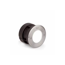 Netlighting LED Round Recessed Outdoor Ground Light Matt Nickel IP67 in Grey - thumbnail 1