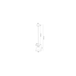 Netlighting Beverly Dome Pendant Ceiling Light White Structure Brass Elements - thumbnail 5