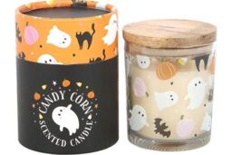 KDMD Sweet & Spooky Candy Corn Candle in White - thumbnail 2