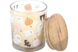 KDMD Sweet & Spooky Candy Corn Candle in White - thumbnail 3