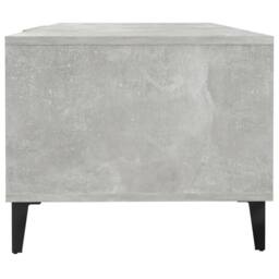 Berkfield Home Sturdy Coffee Table Concrete Grey 102x50x40 cm Engineered Wood - Size: 102 x 50 x 40 cm - thumbnail 7