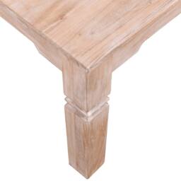 Berkfield Home Coffee Table Acacia Wood 110x60x45 cm in Light Beige - Size: 110 x 60 x 45 cm - thumbnail 7