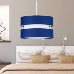 Kelvenix 26cm Fabric Pendant Easyfit Shade Living Bedroom Home Lightshades in Grey - thumbnail 2