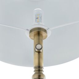 Pagazzi Lustre Antique Brass Led Rechargeable Floor Lamp in Gold - thumbnail 5