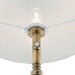 Pagazzi Lustre Antique Brass Led Rechargeable Floor Lamp in Gold - thumbnail 4