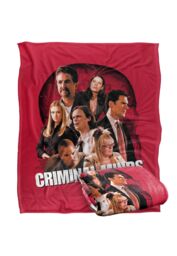ViacomCBS/Nickelodeon Criminal Minds Brain Trust Silky Touch Super Soft Throw Blanket 152 X 127 cm in White - thumbnail 2