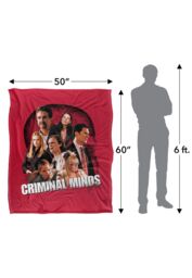 ViacomCBS/Nickelodeon Criminal Minds Brain Trust Silky Touch Super Soft Throw Blanket 152 X 127 cm in White - thumbnail 5