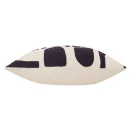 HOEM Hallam Abstract Embroidered 100% Cotton Cushion - Size: 30 cm x 50 cm - thumbnail 3