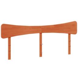Berkfield Home Bed Frame without Mattress Wax Brown 200x200 cm Solid Wood Pine - thumbnail 6
