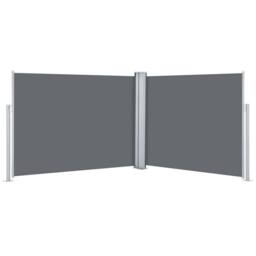 Berkfield Home Retractable Side Awning Anthracite 140x1000 cm in Black - thumbnail 2