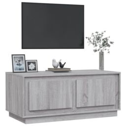 Berkfield Home Coffee Table Grey Sonoma 102x50x44 cm Engineered Wood - Size: 102 x 50 x 44 cm - thumbnail 4