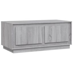 Berkfield Home Coffee Table Grey Sonoma 102x50x44 cm Engineered Wood - Size: 102 x 50 x 44 cm - thumbnail 2