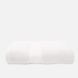 OHS 4 Pack of 100% Cotton Bath Sheet Bathroom Towel in White - thumbnail 2