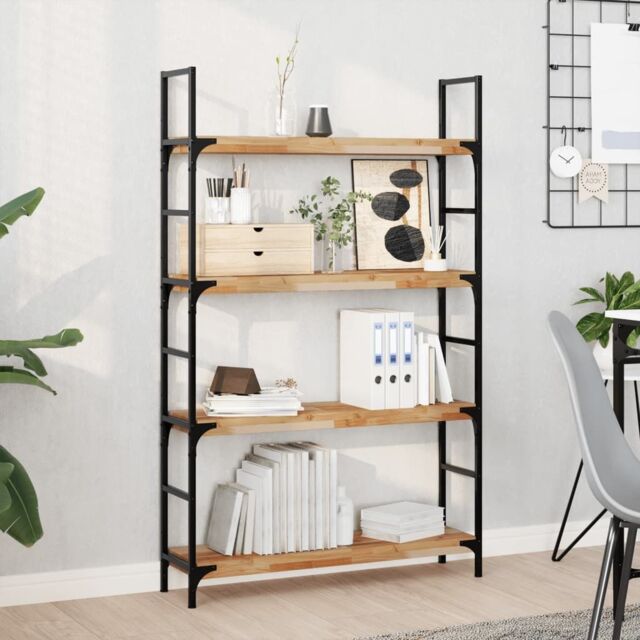Berkfield Home Floating Shelf 80x20x4 cm Oil Finished Solid Wood Acacia in Brown - Size: 80 x 20 x 4 cm - image 1