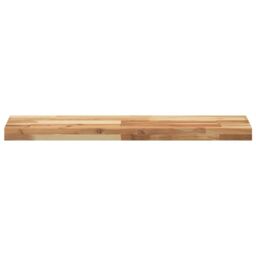 Berkfield Home Floating Shelf 80x20x4 cm Oil Finished Solid Wood Acacia in Brown - Size: 80 x 20 x 4 cm - thumbnail 4