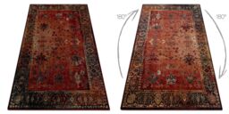 RugsX Wool Polonia Rug in Red - Size: 200 cm x 300 cm - thumbnail 4