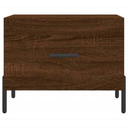 Berkfield Home Coffee Tables 2 pcs Brown Oak 50x50x40 cm Engineered Wood - Size: 50 x 50 x 40 cm - thumbnail 6