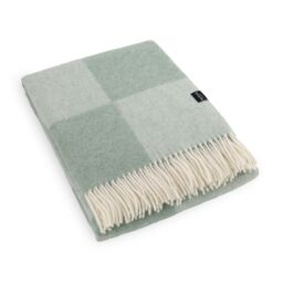 Native Natural Checkerboard Green Wool Blanket - Size: Large - thumbnail 3