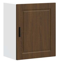 Berkfield Home Kitchen Wall Cabinet¬†Porto Brown Oak Engineered Wood in Grey - thumbnail 2