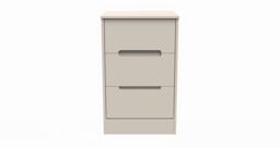 Bristol 3 Drawer Bedside Cabinet (Ready Assembled)