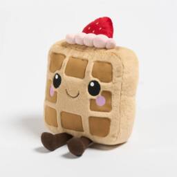 OHS Sweetie Pie Filled Novelty Scatter Cushion Fleece Toy Pillow Gift in Tan - thumbnail 4