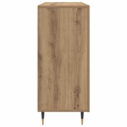 Berkfield Home Sideboard with Storage with Door Brown 90 x 34 x 80 cm Engineered wood - thumbnail 7