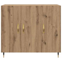 Berkfield Home Sideboard with Storage with Door Brown 90 x 34 x 80 cm Engineered wood - thumbnail 6