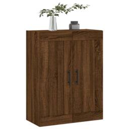 Berkfield Home Wall Mounted Cabinet Brown Oak 69.5x34x90 cm Engineered Wood - thumbnail 4