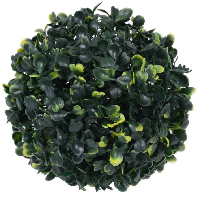 Berkfield Home Artificial Boxwood Balls 2 pcs 22 cm in Green - image 1