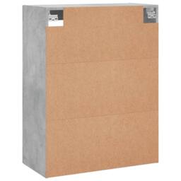 Berkfield Home Wall Mounted Cabinet Concrete Grey 69.5x34x90 cm - thumbnail 9
