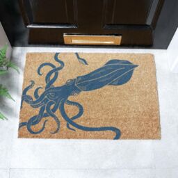 Artsy Mats Squid Doormat (60 x 40cm) in Brown - Size: 40 cm x 60 cm - thumbnail 1