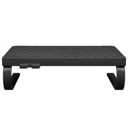 Berkfield Home Monitor Stand Black 37x28x11.5 cm - thumbnail 3