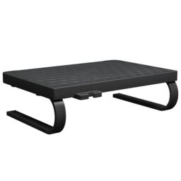 Berkfield Home Monitor Stand Black 37x28x11.5 cm - thumbnail 5