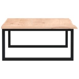 Berkfield Home Basin Shelf Wall Mounted Steel & Solid Wood Oak in Brown - thumbnail 5