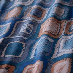Portfolio Home Tangiers Geometric Duvet Cover Quilt Set with Pillowcase in Blue - Size: Single - thumbnail 3