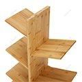 H&O Direct 5-Tier Wooden Tree Bookshelf in Brown - thumbnail 6