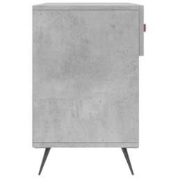 Berkfield Home Shoe Bench Concrete Grey 102x35x55 cm Engineered Wood - Size: 102 x 35 x 55 cm - thumbnail 7