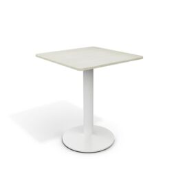 Living and Home 60 x 60cm Square Dining Table Coffee Table with Metal Base in White - Size: 60 x 60 cm - thumbnail 9