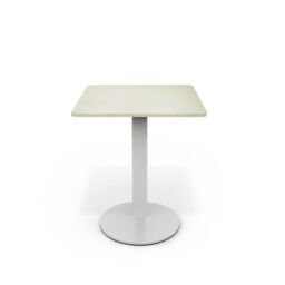 Living and Home 60 x 60cm Square Dining Table Coffee Table with Metal Base in White - Size: 60 x 60 cm - thumbnail 8