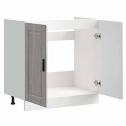 "Berkfield Home Sink Base Cabinet¬†""Porto"" Grey Sonoma 80x46x81.5 cm¬†Engineered Wood - Size: 80x46x81.5 cm" - thumbnail 5