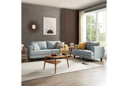 Home Detail Dale 3 Seater Sofa in Light Blue - thumbnail 2