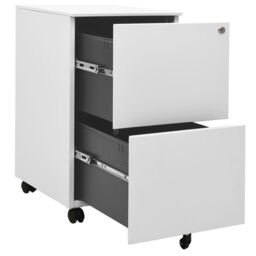 Berkfield Home Mobile File Cabinet Light Grey 39x45x67 cm Steel - Size: 39 x 45 x 67 cm - thumbnail 5
