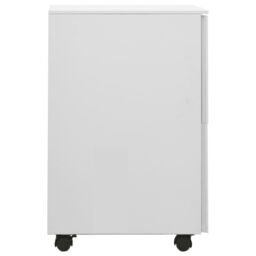Berkfield Home Mobile File Cabinet Light Grey 39x45x67 cm Steel - Size: 39 x 45 x 67 cm - thumbnail 3
