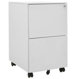 Berkfield Home Mobile File Cabinet Light Grey 39x45x67 cm Steel - Size: 39 x 45 x 67 cm - thumbnail 1