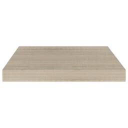 Berkfield Home Durable Floating Wall Shelves 2 pcs Oak 40x23x3.8 cm MDF in Light Brown - thumbnail 5