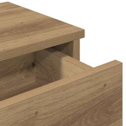 Berkfield Home Wall Shelf with Drawers Artisian Oak 60x25x15 cm Engineered Wood in Brown - Size: 60 x 25 x 15 cm - thumbnail 8