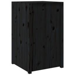 Berkfield Home Outdoor Kitchen Cabinet Black 55x55x92 cm Solid Wood Pine - Size: 55 x 55 x 92 cm - thumbnail 6