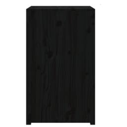 Berkfield Home Outdoor Kitchen Cabinet Black 55x55x92 cm Solid Wood Pine - Size: 55 x 55 x 92 cm - thumbnail 5